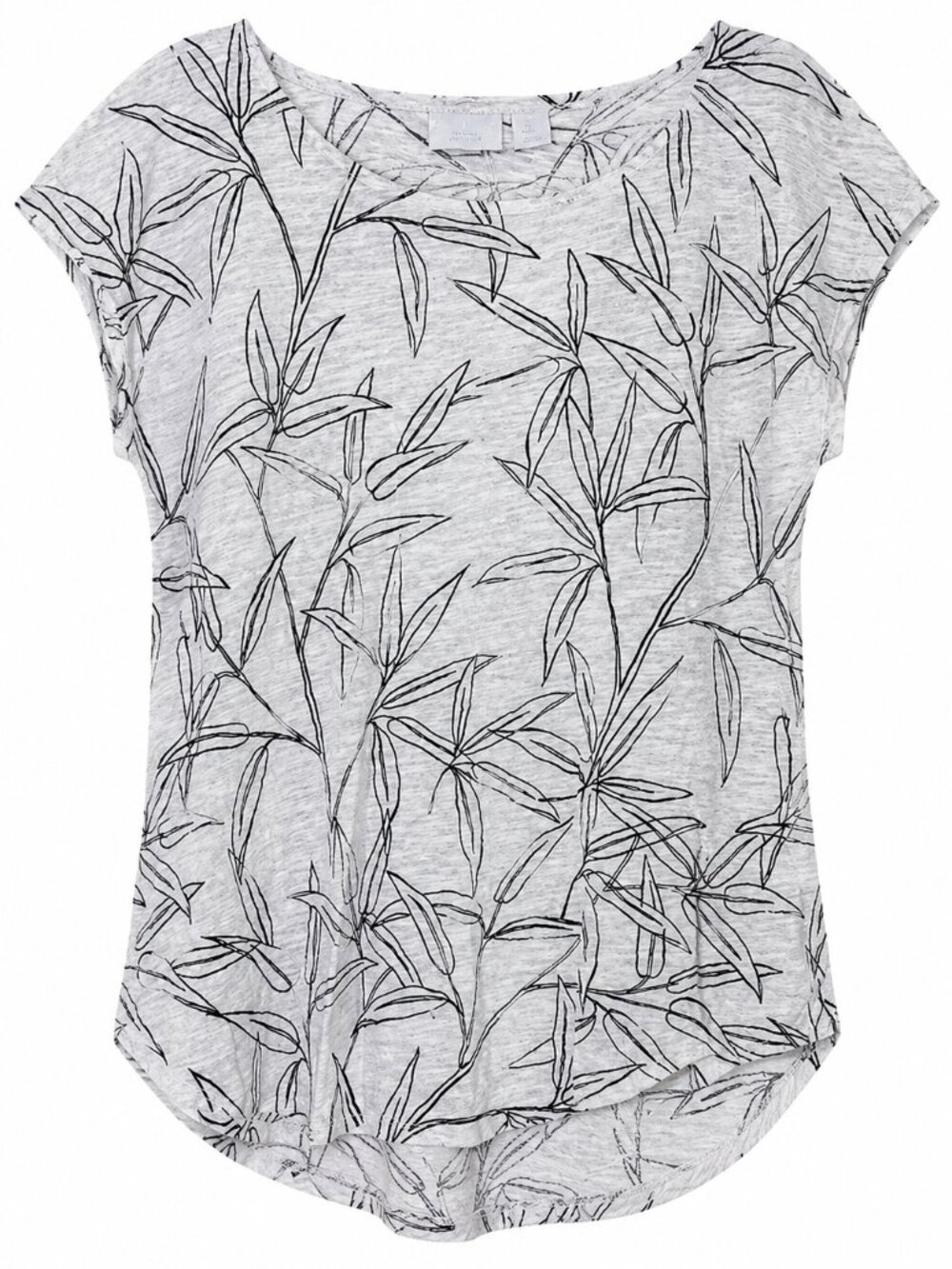 Cynthia Rowley Linen Lyocell Women’s M Blouse Botanical Print Cap Sleeve Flowy
